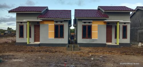 foto tampak rumah tipe subsidi perumahan sangatta tama city 4