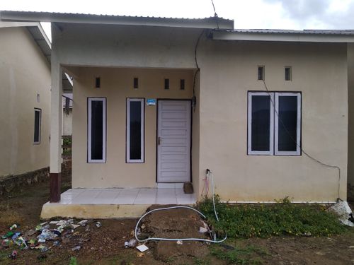 foto tampak rumah tipe ST115 perumahan MURAKATA RESIDENCE BARABAI