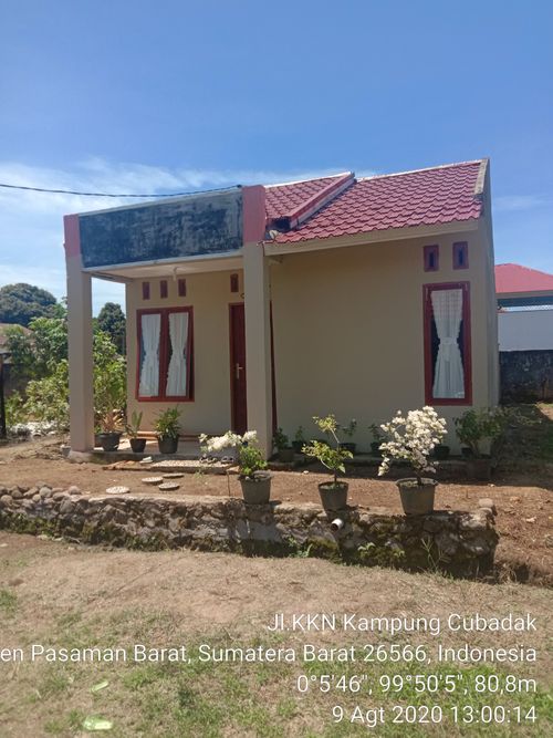 foto tampak rumah tipe 36 perumahan Perumahan Villa Mutiara Residence X