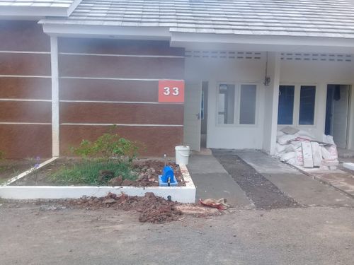 foto tampak rumah tipe 45/84 perumahan PURI ANUGRAH SELARAS