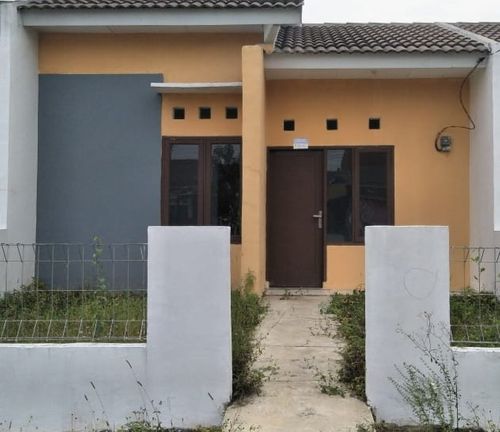 foto tampak rumah tipe 29/60 perumahan CISAIT PURI PRATAMA