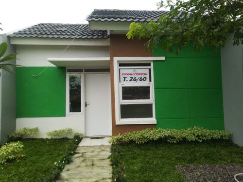 foto tampak rumah tipe Komersil perumahan MUTIARA PURI HARMONI 2