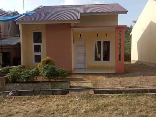 foto tampak rumah tipe 36/108 perumahan GRAHA PERAWANG DAMAI