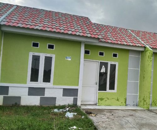 foto tampak rumah tipe 29/60 perumahan PESONA CENGKONG ASRI 1