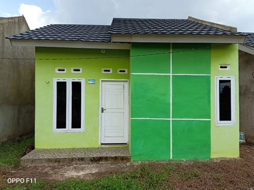 foto tampak rumah tipe 36 perumahan Perumahan Karya Mandiri 3