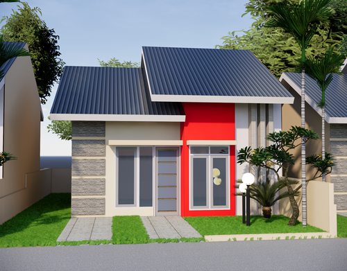 foto tampak rumah tipe 36 perumahan PERUMAHAN CAHAYA KASIH BANGGU RESIDENCE