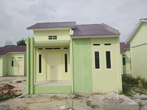 foto tampak rumah tipe 36 perumahan VILLA PERMATA BENING
