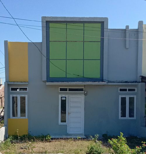 foto tampak rumah tipe 45/105 perumahan bantaeng metro residence