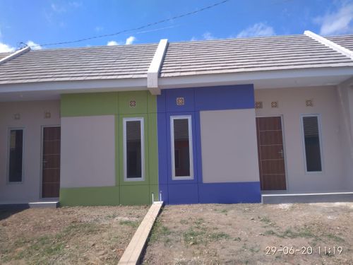 foto tampak rumah tipe 24 perumahan PANCORAN RESIDENCE