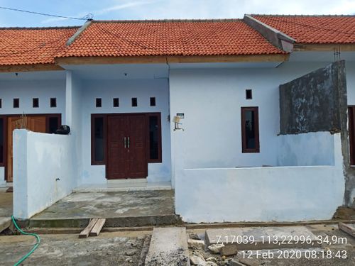 foto tampak rumah tipe 36/60 perumahan SAFIRA REGENCY SAMPANG