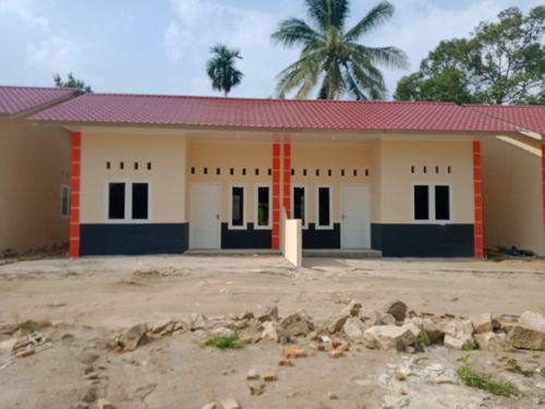 foto tampak rumah tipe 36/80 perumahan Tanah Jawa Asri