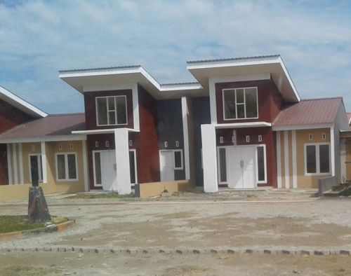 foto tampak rumah tipe 62 perumahan RISKITA RESIDENCE