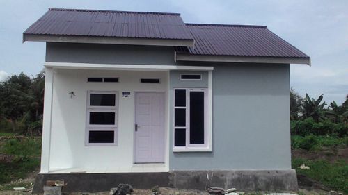 foto tampak rumah tipe 36 perumahan PERUMAHAN PONDOK BUNGA