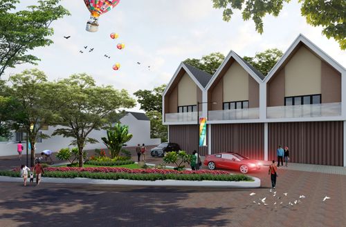 foto tampak rumah tipe RUKO perumahan Griya Sartika