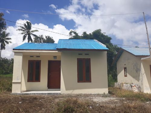 foto tampak rumah tipe 36/108 M2 perumahan Griya RSBS Asri