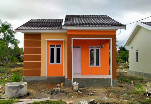 foto tampak rumah tipe 36/160 perumahan Griya Utama Permai 2