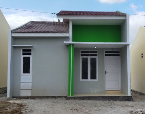 foto tampak rumah tipe 36 perumahan Bumi Lasoani Indah Tahap 3