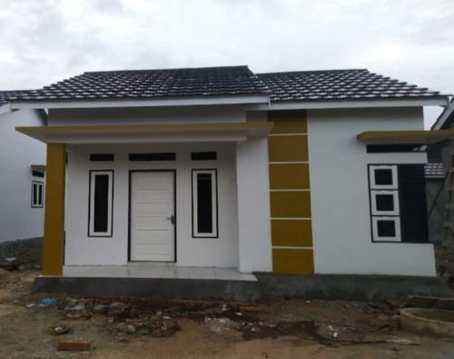 foto tampak rumah tipe 36/120 perumahan AJWA SEKUMPUL I