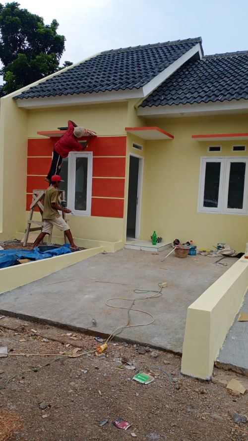 foto tampak rumah tipe Rumah Subsidi 33/60 perumahan Bumi Sentul Regency