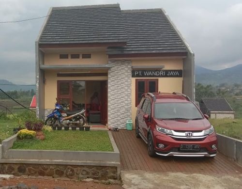 foto tampak rumah tipe 45/90 perumahan PASIR JAMBU REGENCY