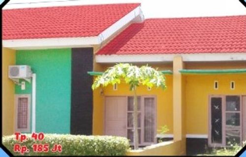 foto tampak rumah tipe 40 perumahan RISKITA RESIDENCE
