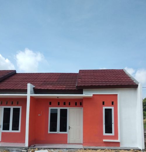 foto tampak rumah tipe 36 perumahan Bisela Residence