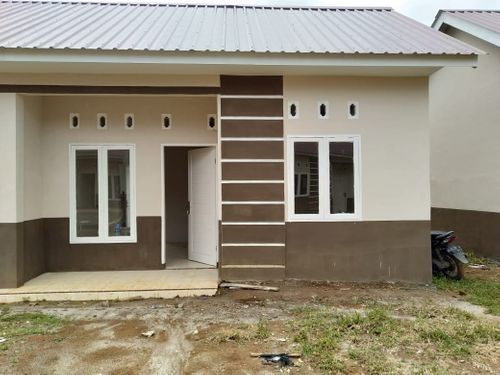 foto tampak rumah tipe 36/120 perumahan BUNDA MAS