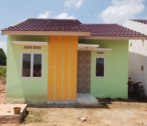 foto tampak rumah tipe SUBSIDI BATA perumahan Kampoeng Sukarami Asri
