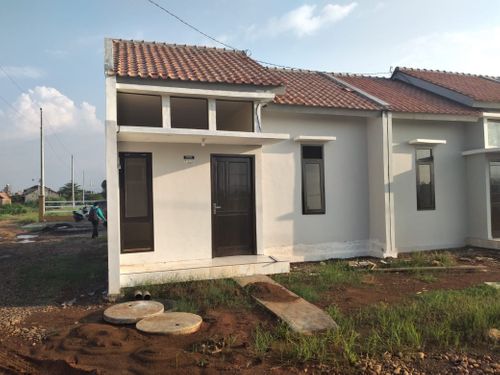foto tampak rumah tipe 30/72 perumahan Mega kencana/thara residence