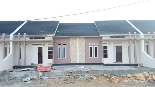 foto tampak rumah tipe Violet perumahan REZKY GRAHA 2