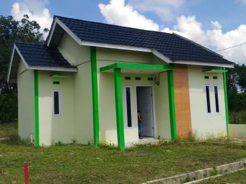 foto tampak rumah tipe 36 perumahan Griya Mutiara Utama