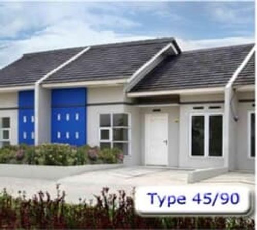 foto tampak rumah tipe 45 perumahan PURI NIRWANA RESIDENCES ( PNR )