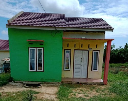 foto tampak rumah tipe 36 E.11 perumahan Griya Ness Regency