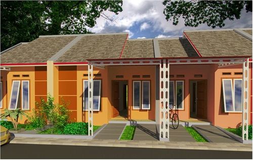 foto tampak rumah tipe 36/60 perumahan PONDOK PANDAWA INDAH