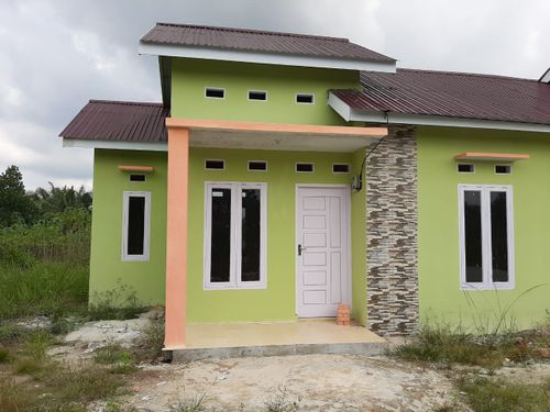 foto tampak rumah tipe 36 perumahan griya fadilah