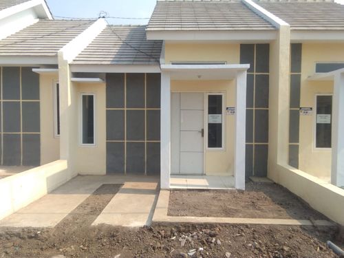 foto tampak rumah tipe Chrysant perumahan ATHAYA VILLE