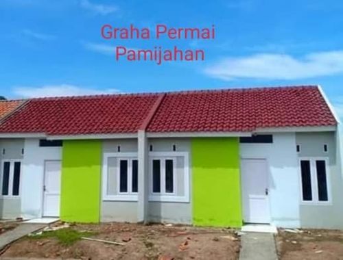 foto tampak rumah tipe 30/60 perumahan GRAHA PERMAI PAMIJAHAN