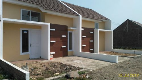 foto tampak rumah tipe 30/66 perumahan Griya Sooko Asri