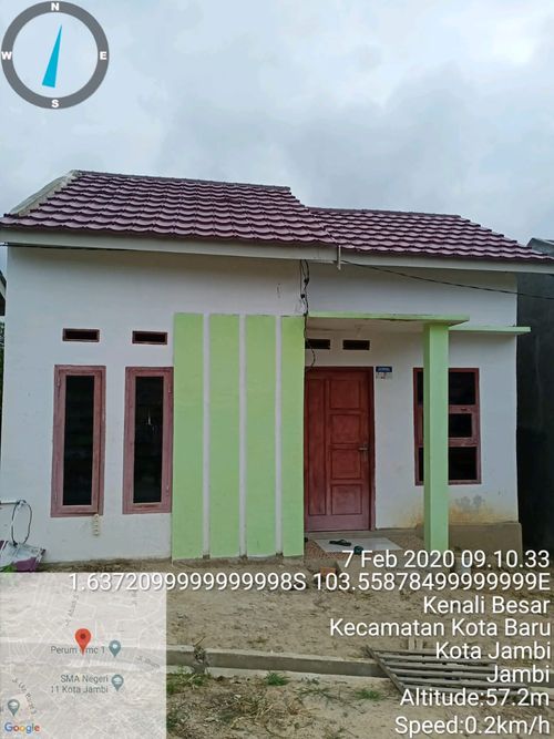 foto tampak rumah tipe 36 perumahan PERUMAHAN NICE ABADI