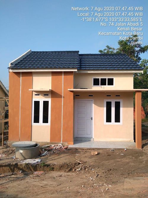 foto tampak rumah tipe 36 perumahan MARIO RESIDENCE 2