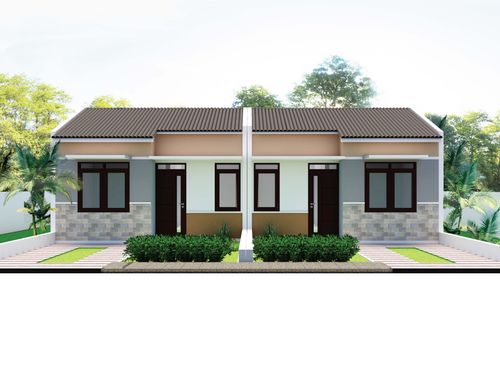 foto tampak rumah tipe 30/60 perumahan Gardenia