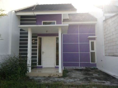 foto tampak rumah tipe 36/60 perumahan VILLA LAVENDER REGENCY