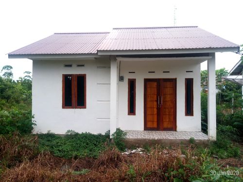 foto tampak rumah tipe 36 perumahan GRAHA INLAND