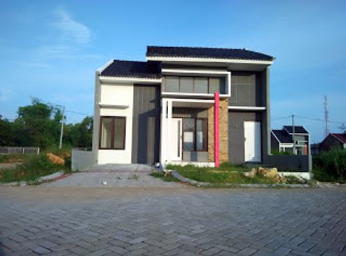 foto tampak rumah tipe 54 perumahan Tubanyu Residence
