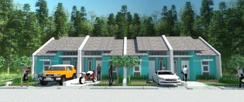 foto tampak rumah tipe C2 perumahan Selaawi Permai