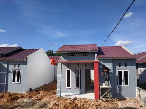 foto tampak rumah tipe 36 perumahan PERMATA SAKTI