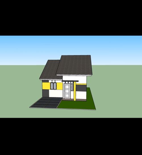 foto tampak rumah tipe 36 perumahan DJAVINO RESIDENCE I