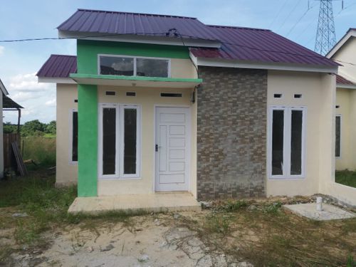 foto tampak rumah tipe 36 perumahan NUANSA BERINGIN RESIDENCE
