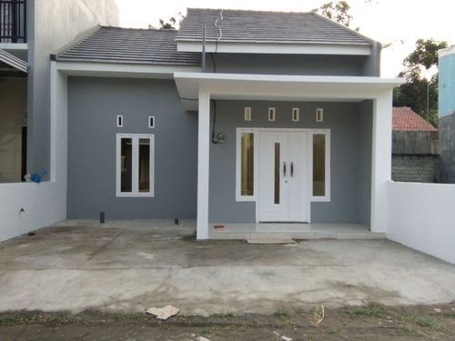 foto tampak rumah tipe 45/83 perumahan VILLA LAVENDER REGENCY