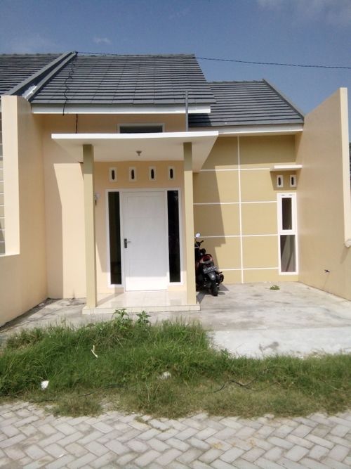 foto tampak rumah tipe 36/93 perumahan VILLA LAVENDER REGENCY